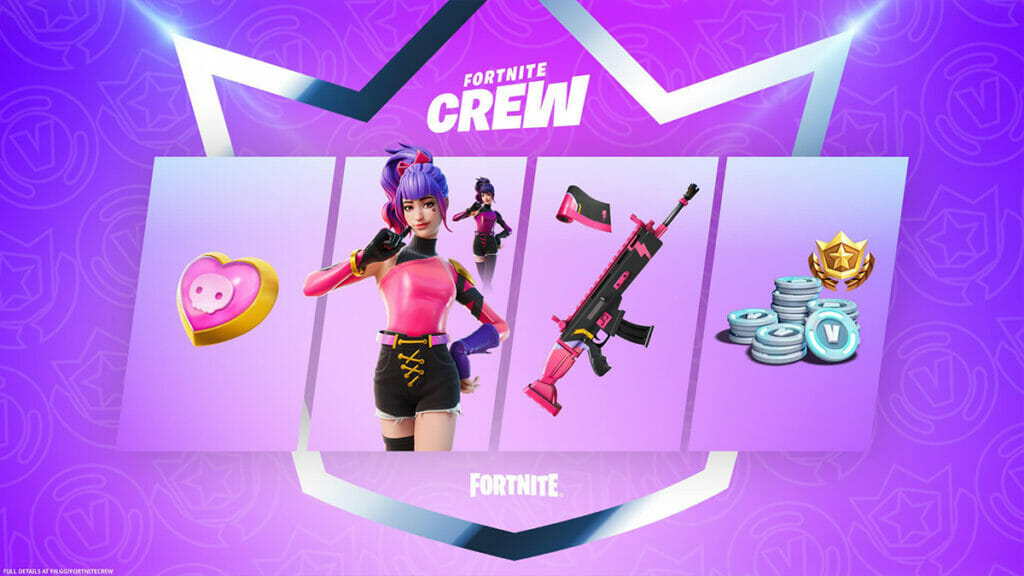 Fortnite crew pack march 2022 contents