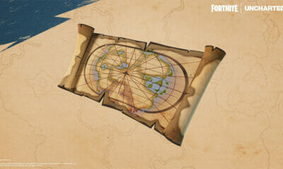 fortnite uncharted treasure map