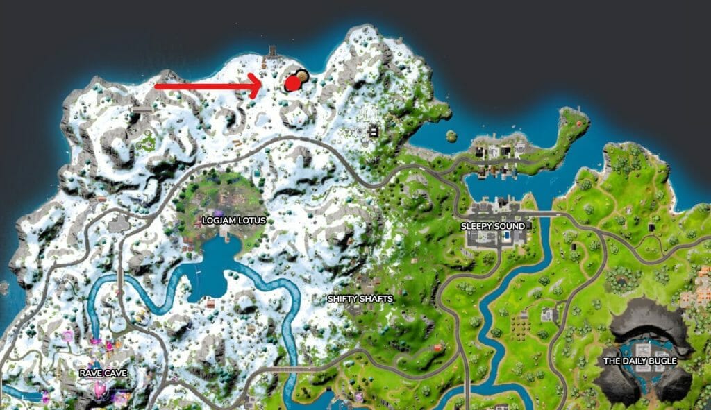 Ripsaw Launcher location in Fortnite 